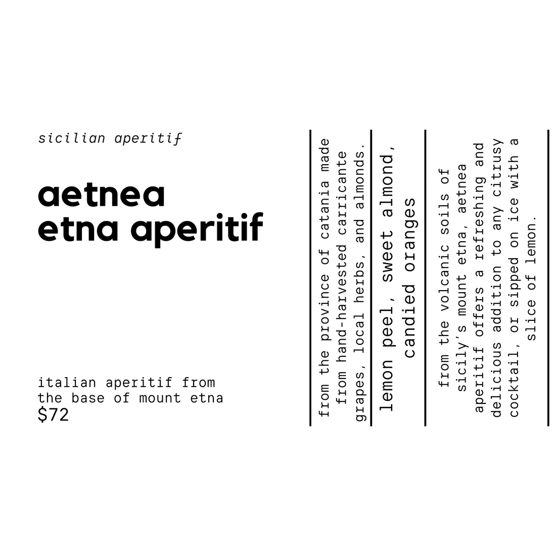 Aetnea Etna Aperitif