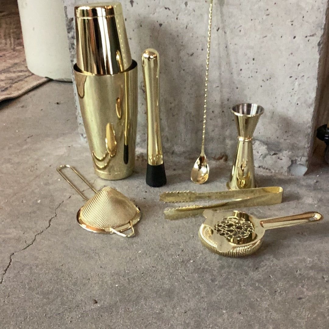 Premium Bartool Set - Gold