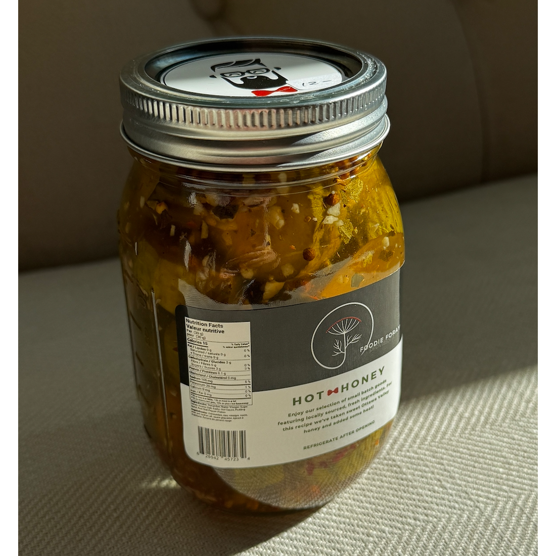 Foodie Foray - Hot Honey Pickles