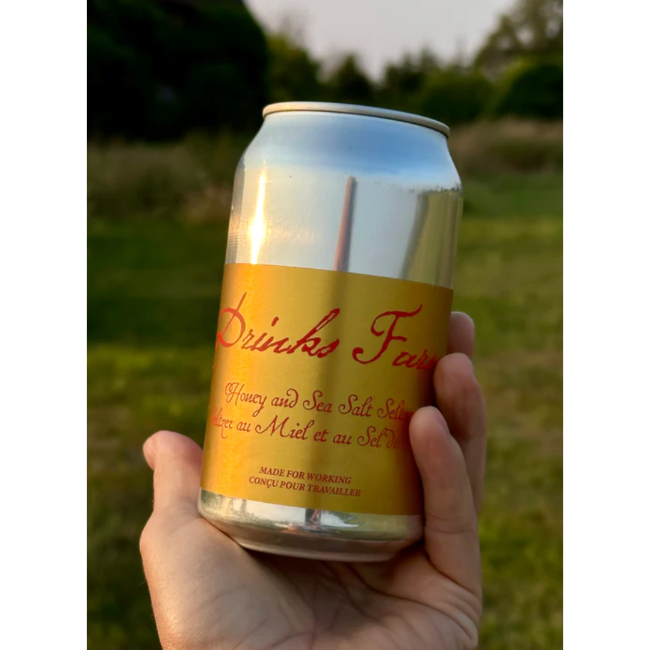 Drinks Farm Honey and Sea Salt Seltzer