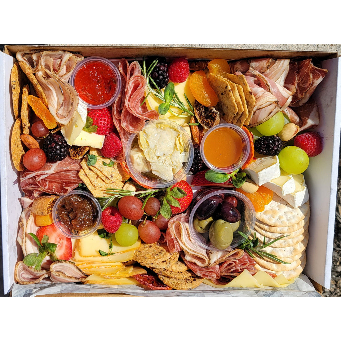 Charcuterie Box to Go! MEDIUM - pick up and same day Ottawa Area Only delivery  -extra cost for delivery, must be ordered before 2pm for same day)