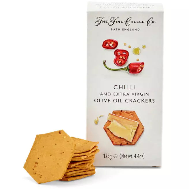 Chili & Extra Virgin Olive Oil Crackers - The Fine Cheese Co.