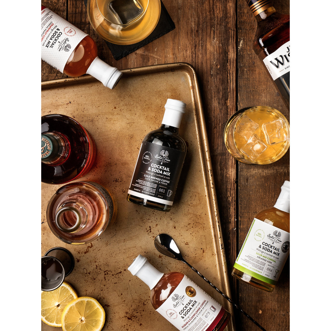 Split Tree Cocktail Co. Whiskey Cordial Set