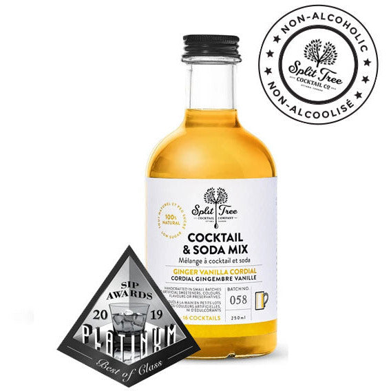 Split Tree Cocktail Co. Ginger Vanilla Cordial