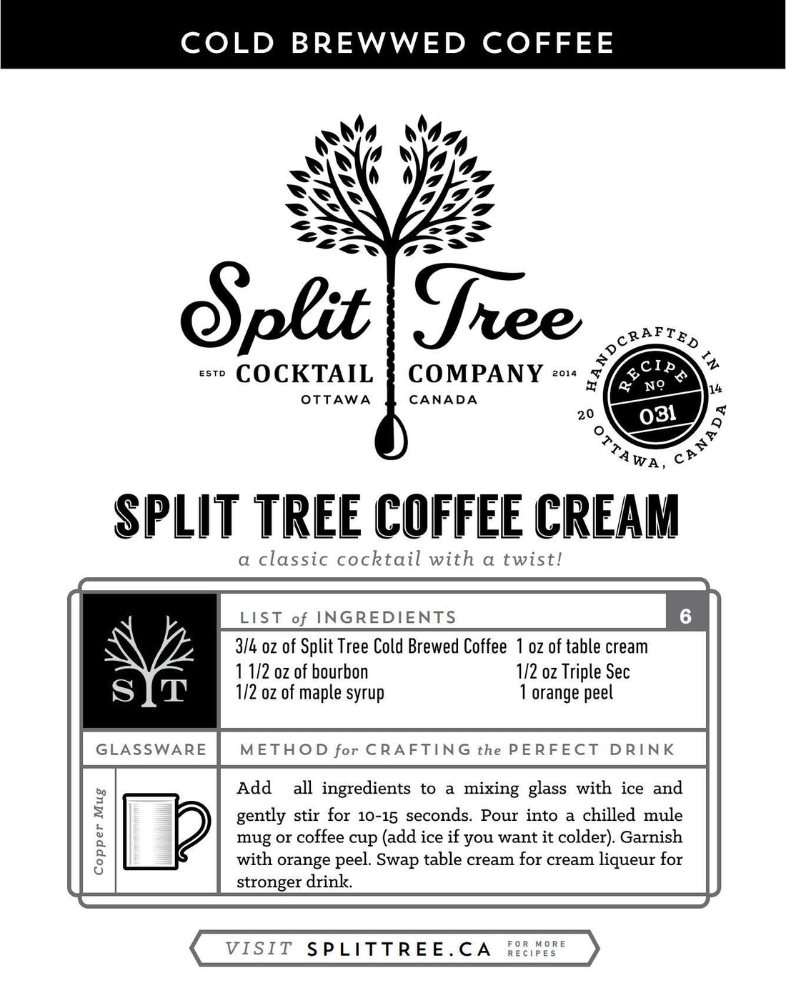 Split Tree Coffee Cream