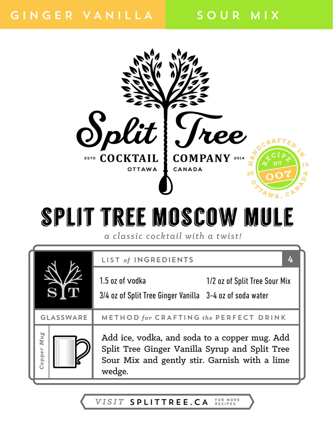 Split Tree Moscow Mule