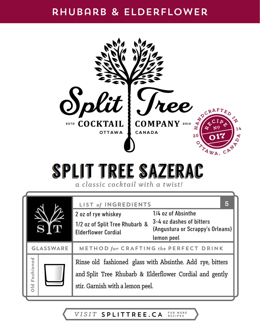 Split Tree Sazerac