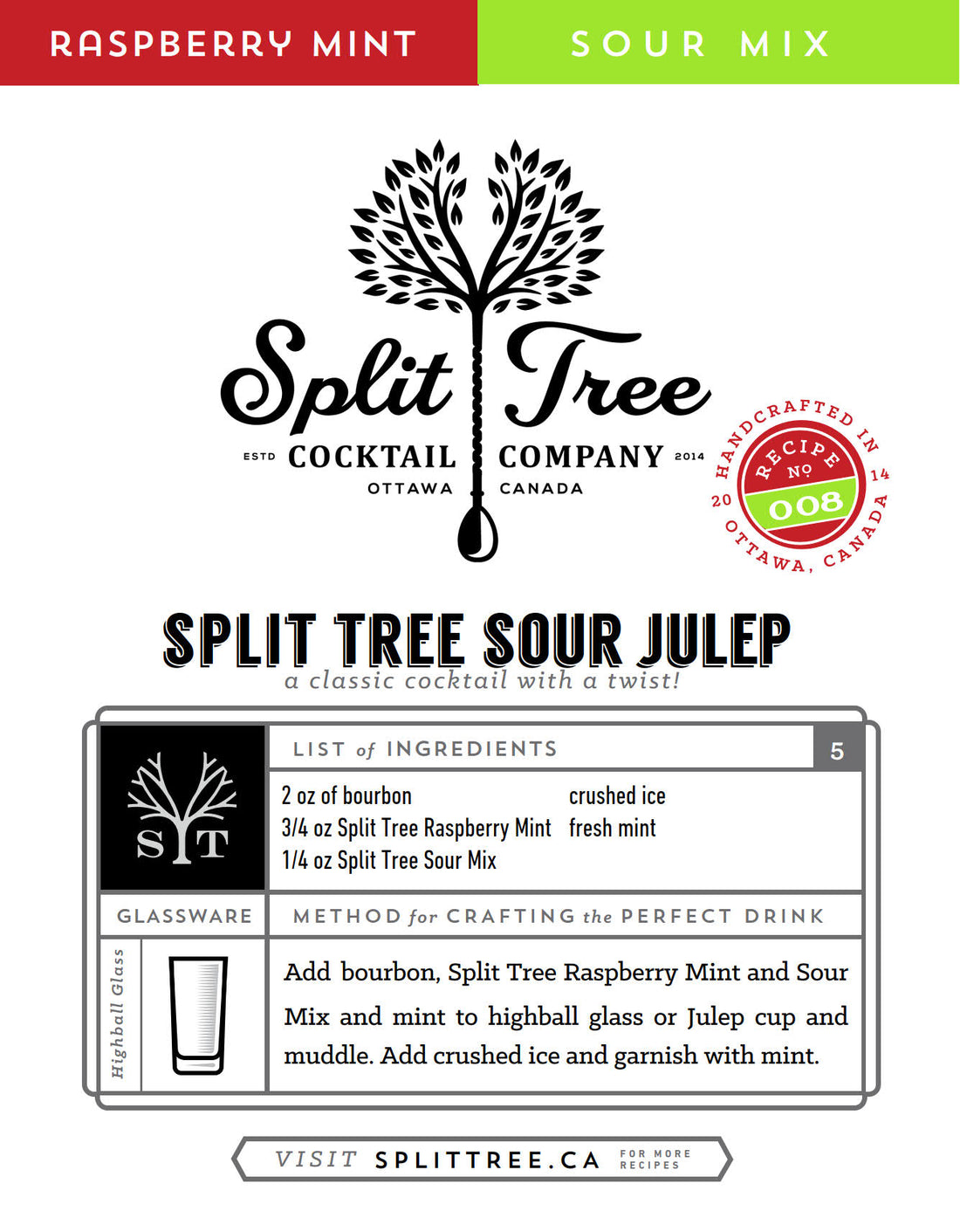 Split Tree Sour Julep