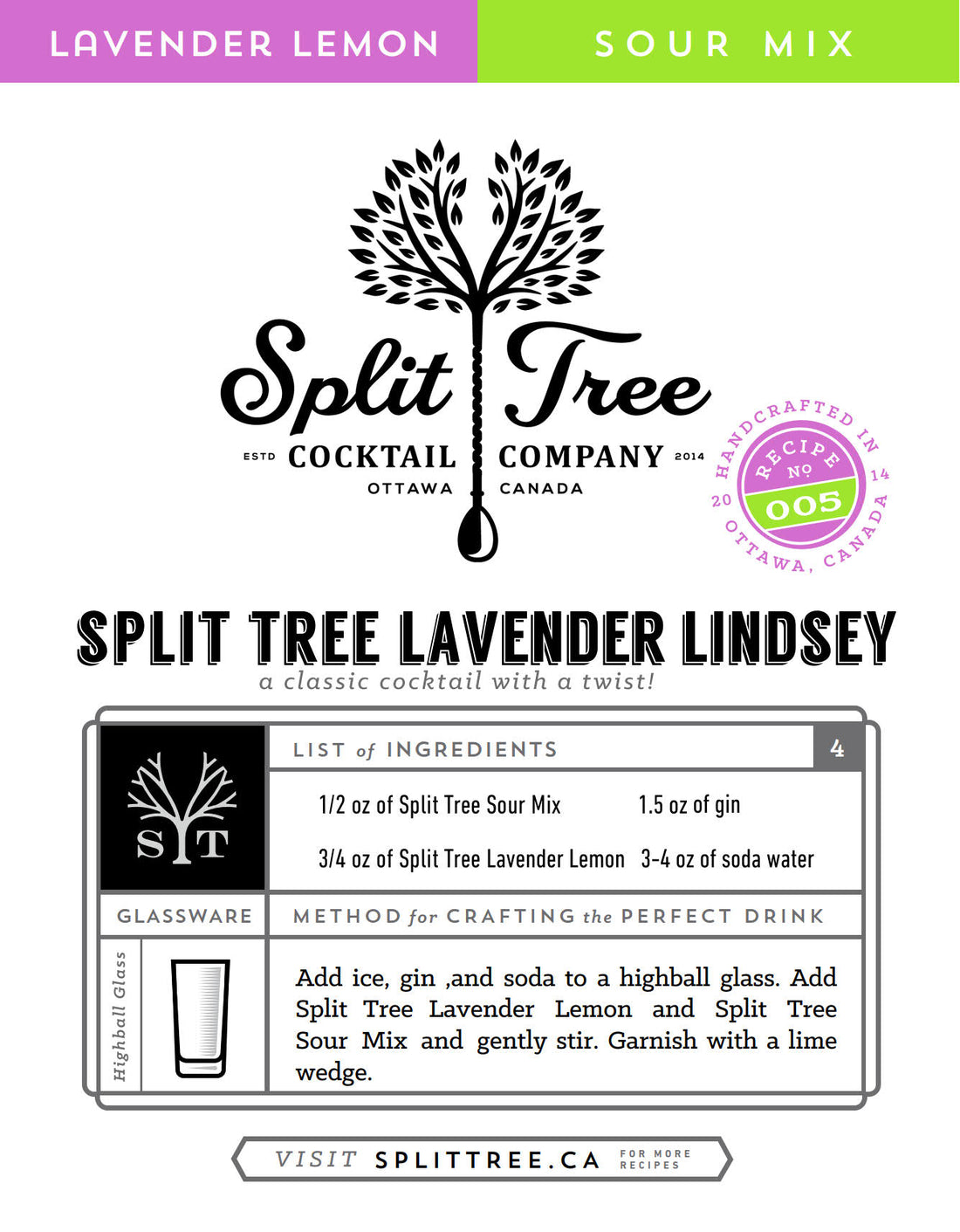 Split Tree Lavender Lindsey