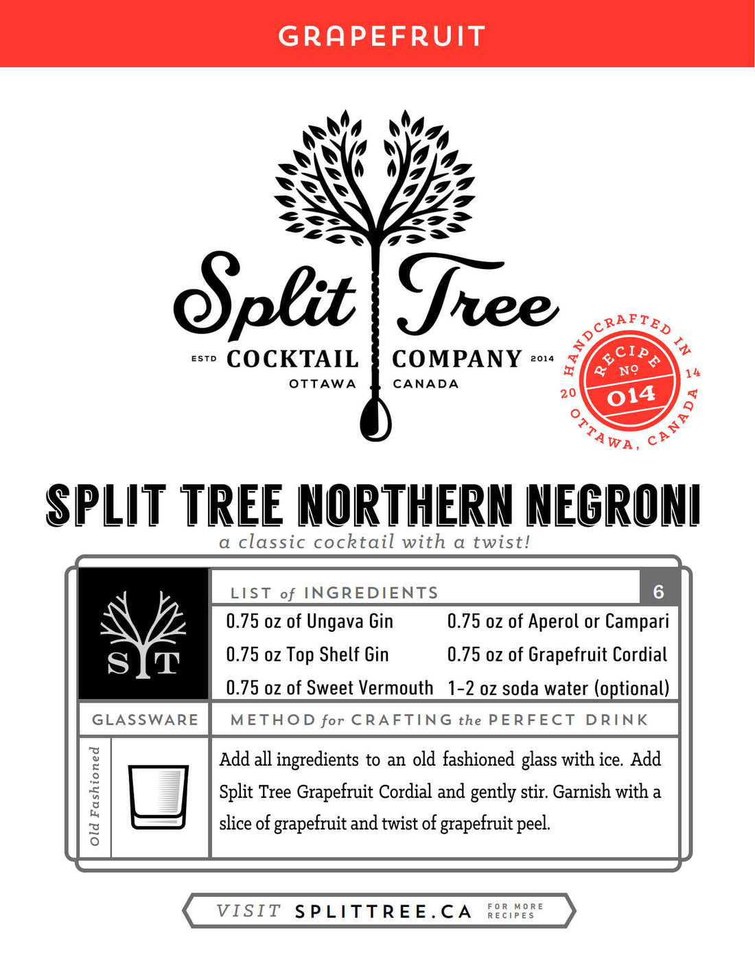 Split Tree Northern Negroni