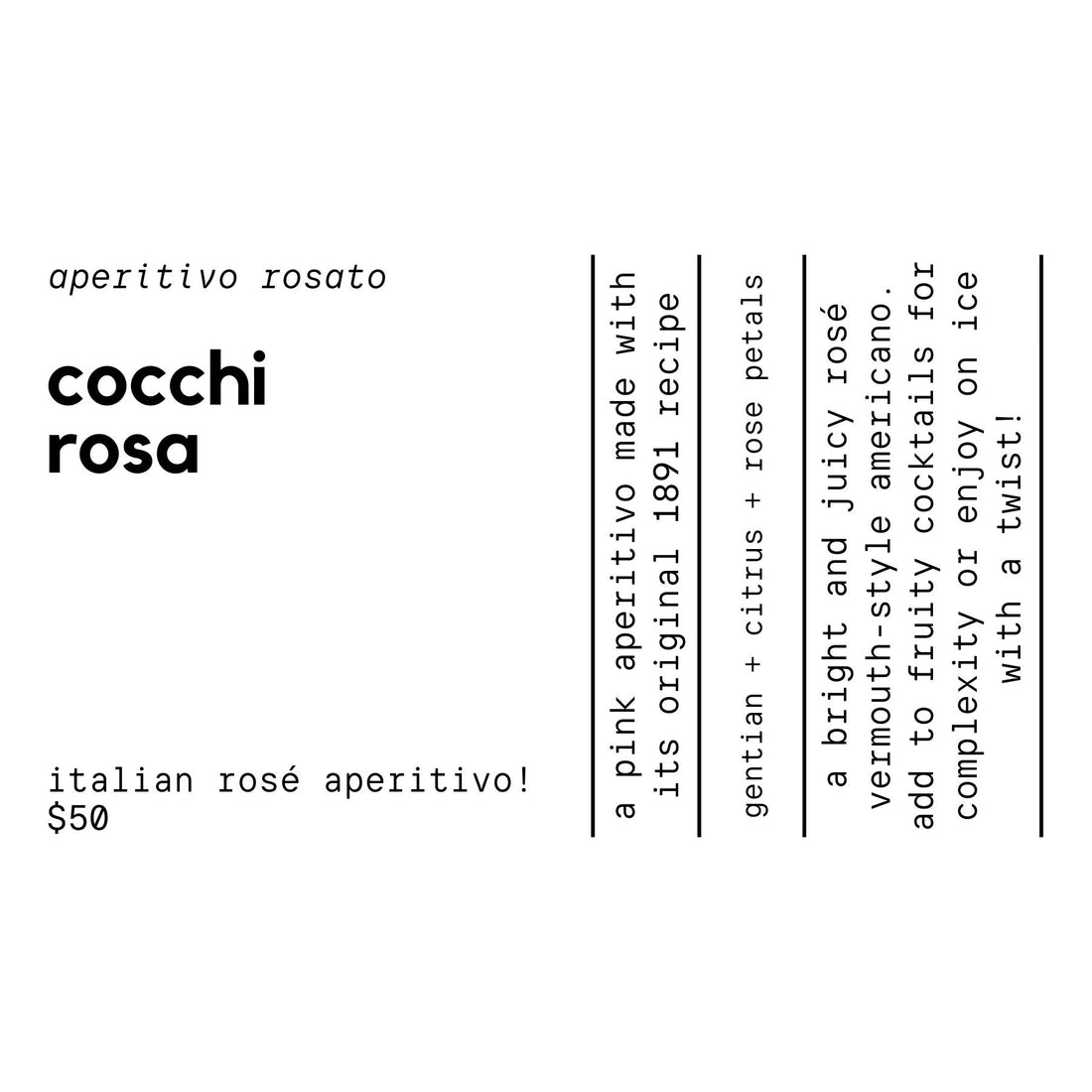 Cocchi Rosa Aperitivo