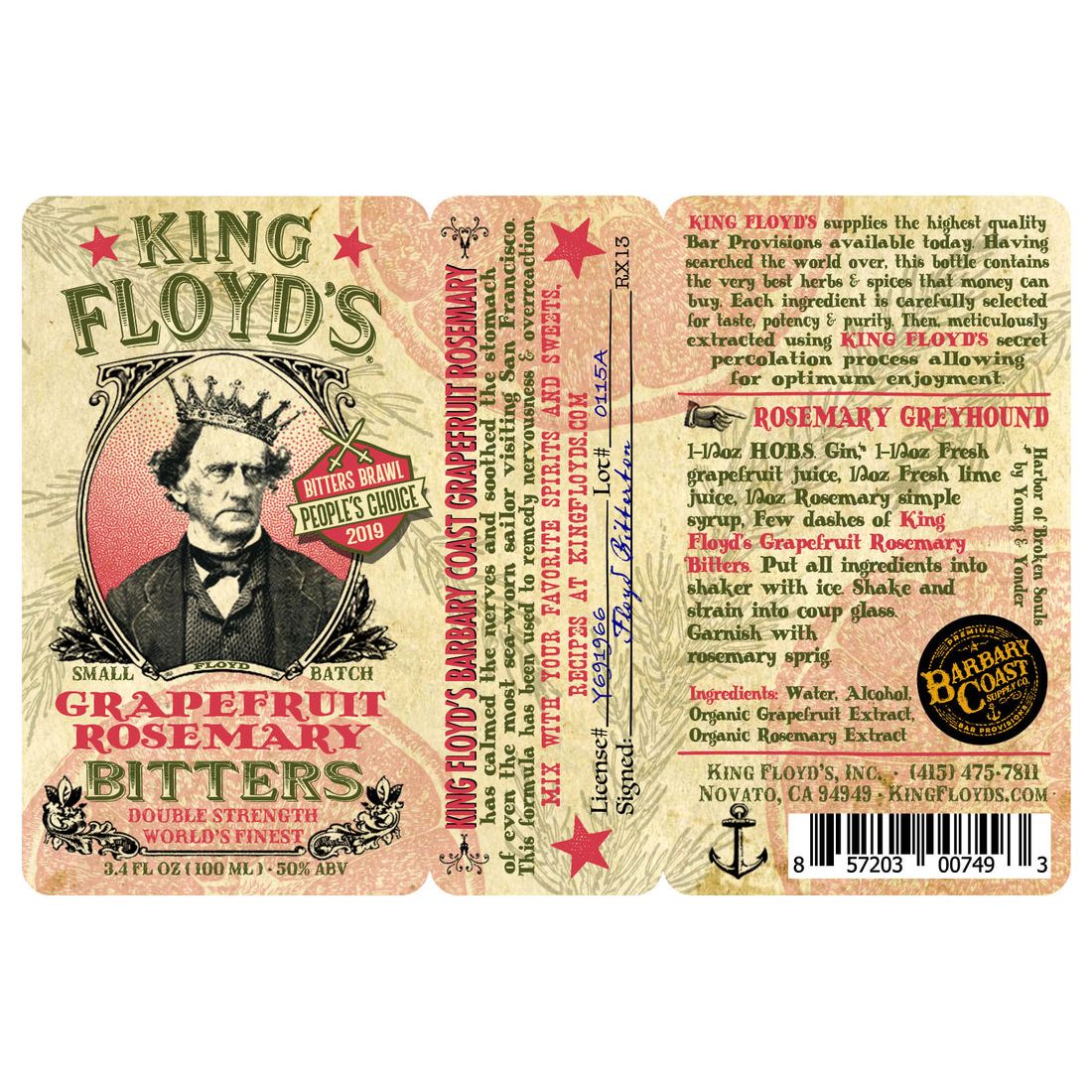 King Floyd's Grapefruit & Rosemary Bitters