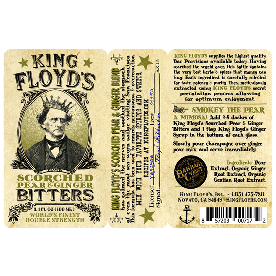 King Floyd's Scorched Pear &Ginger Bitters