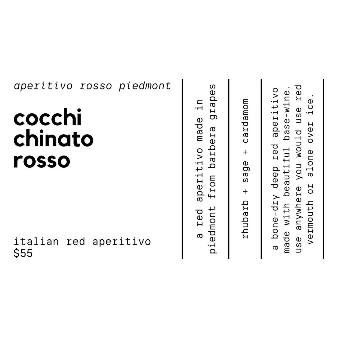 Cocchi Chinato Rosso Aperitivo