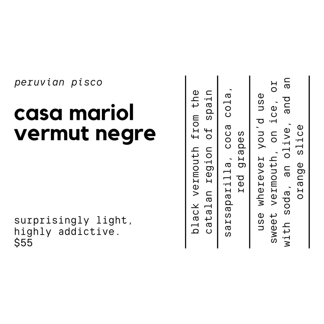 Casa Mariol Vermut Negre 1L