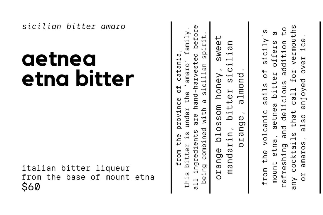 Aetnea Etna Bitter