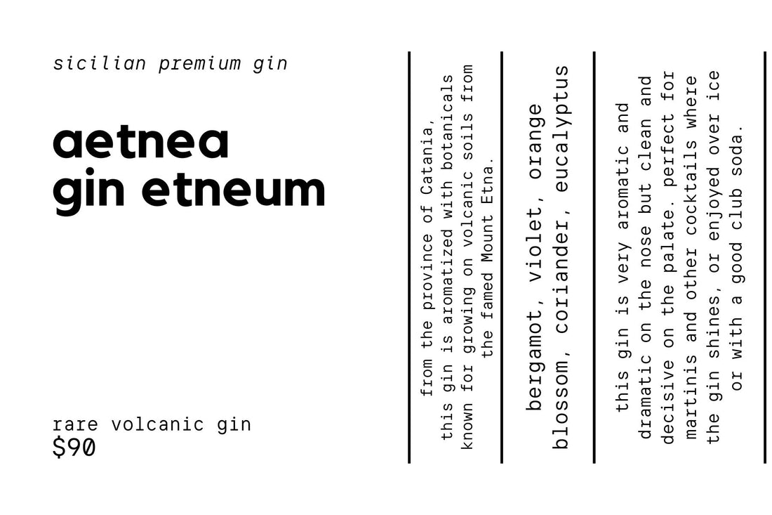 Aetnea Gin Etneum