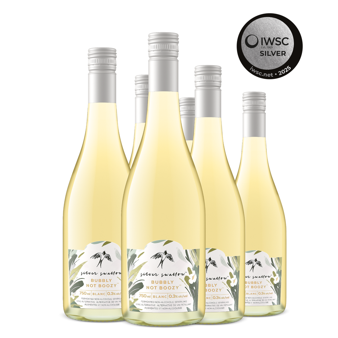 Silver Swallow Bubbly Not Boozy - Blanc