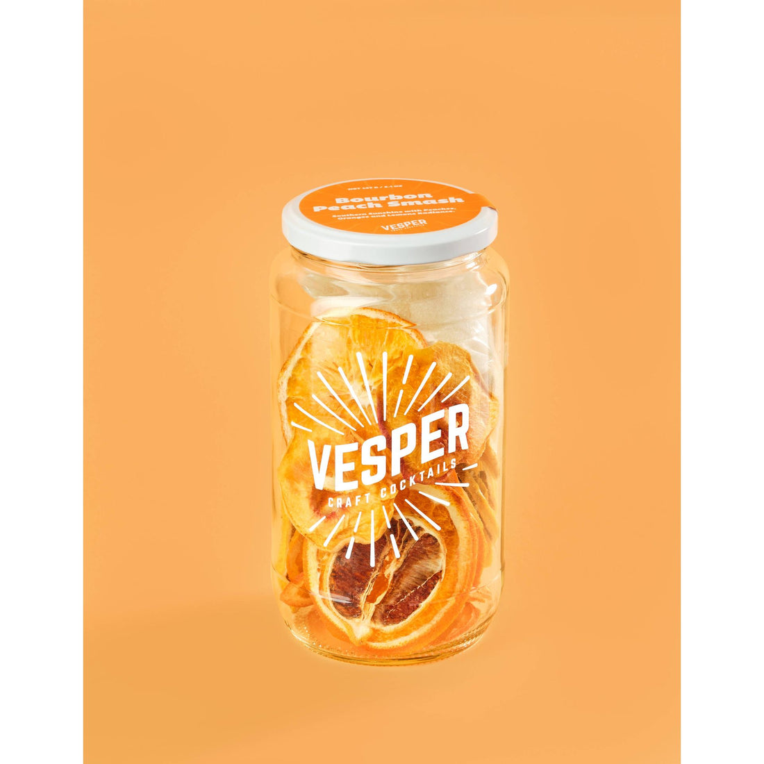 Vesper Craft Cocktails - 32oz Craft Cocktail Kit/Mix - Bourbon Peach Smash