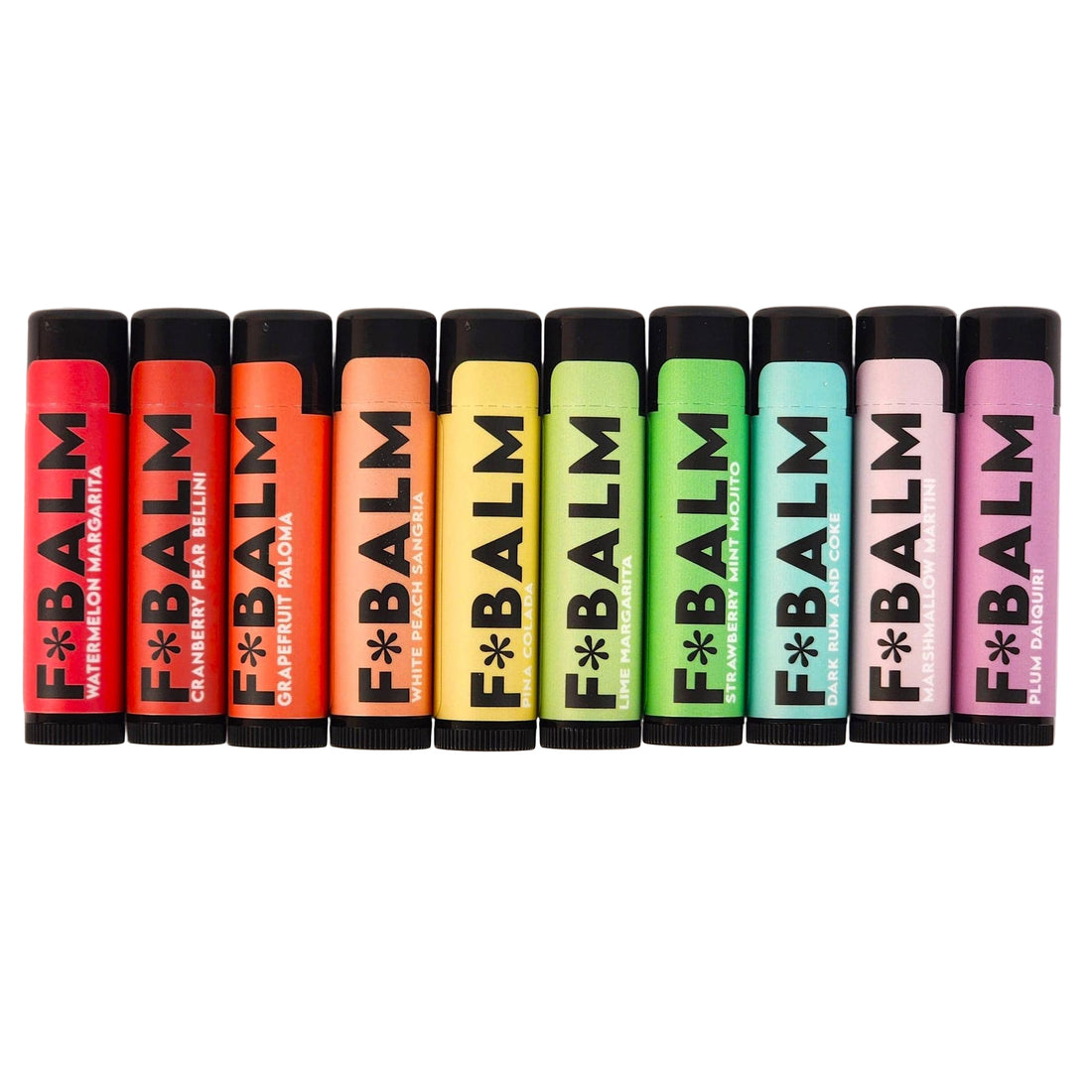 The F*BALM Lip Balm - The Cocktail Collection