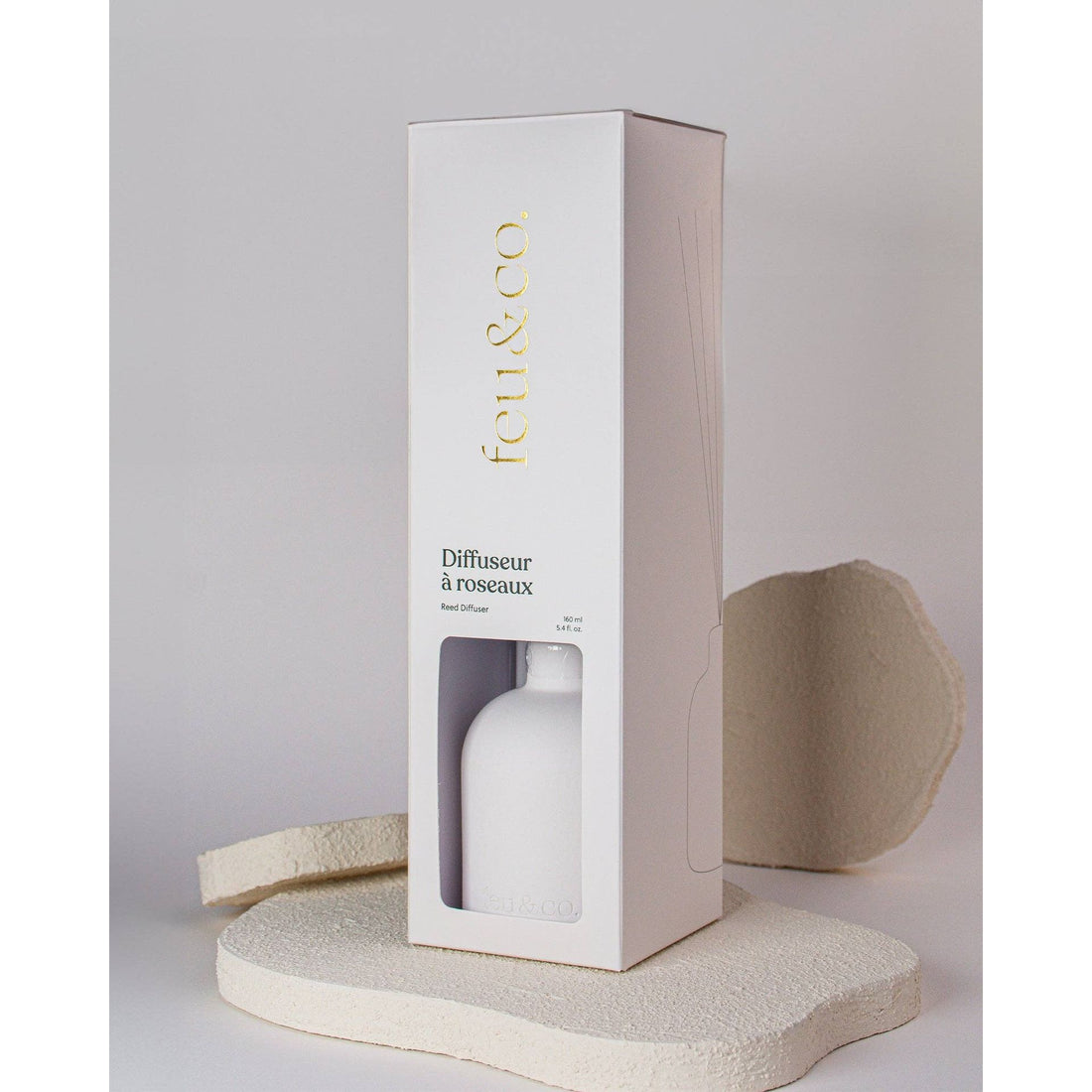 Feu & Co. Reed Diffuser - Bourbon & Leather