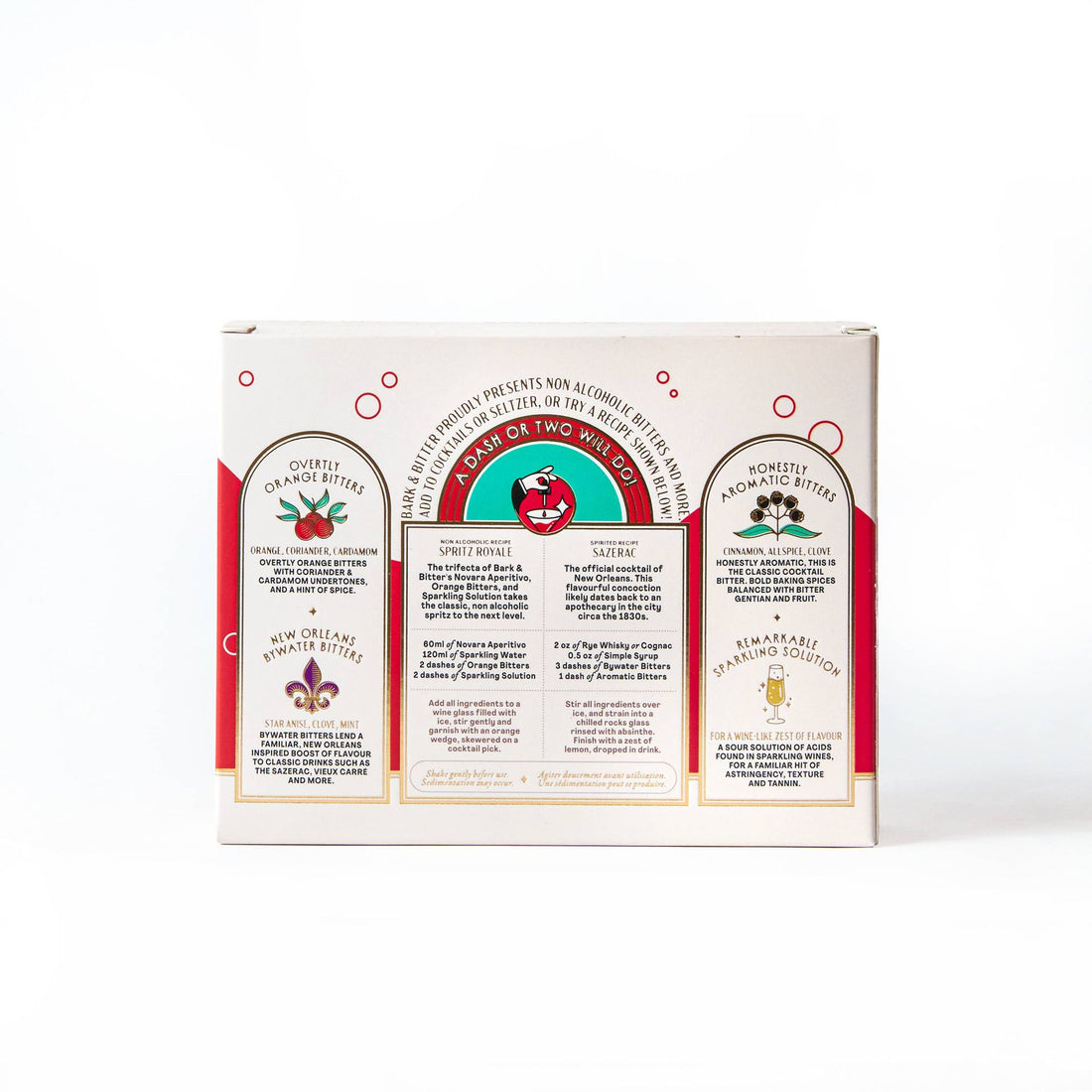 Bark & Bitter - Essential Cocktail Bitters Sampler Kit (Alcohol-Free)