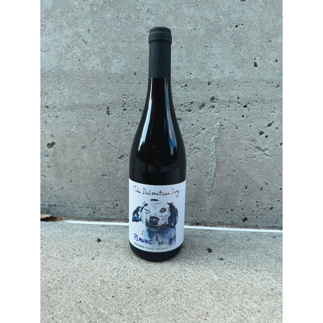 Testament Winery Dalmation Dog Plavac