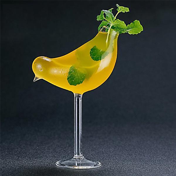 Bird Coupe Glass
