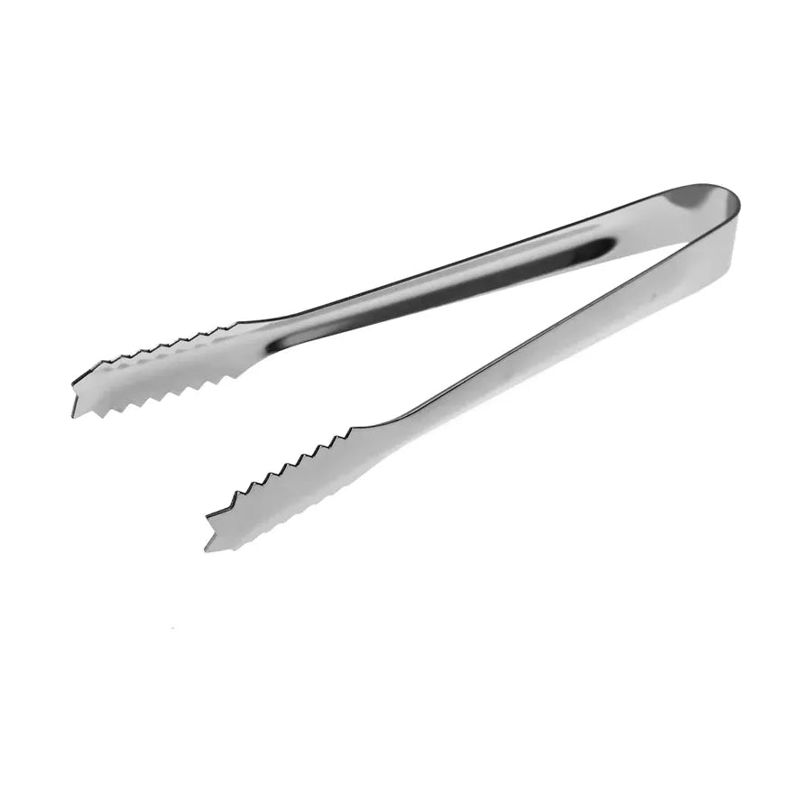 Serrated Ice Tongs Stainless Steel