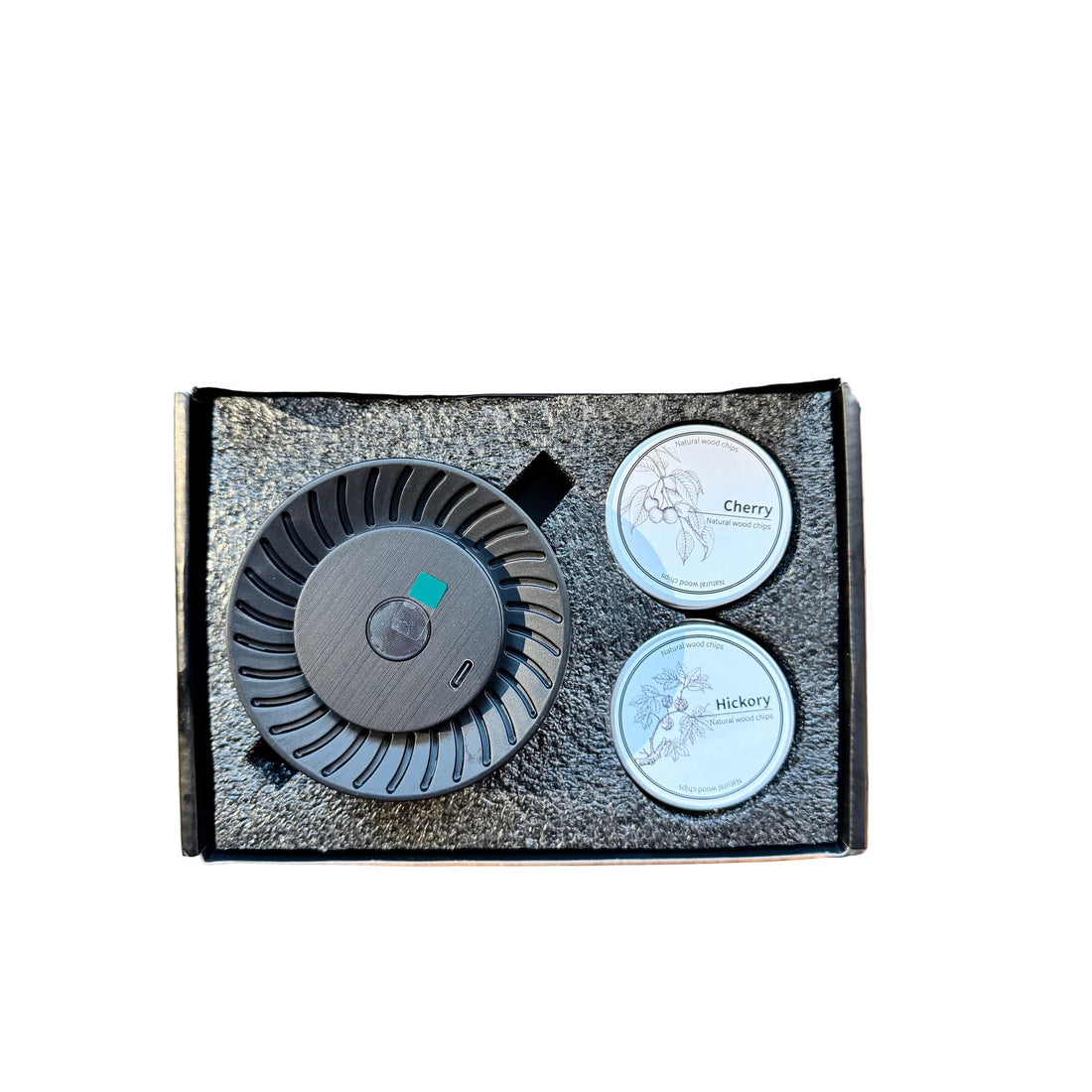 Electric Cocktail Smoker Kit + 6 Wood Chip Varieties