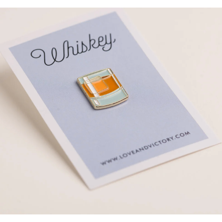 Enamel Cocktail Pins - Love & Victory