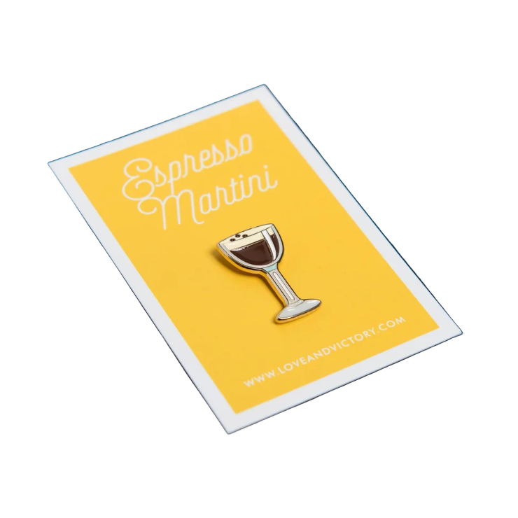 Enamel Cocktail Pins - Love & Victory