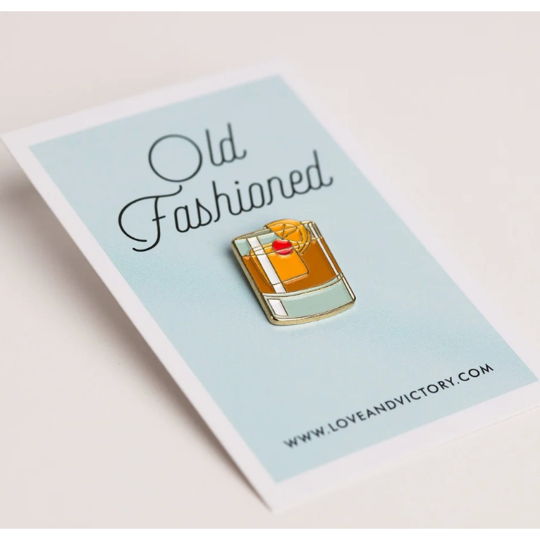 Enamel Cocktail Pins - Love & Victory