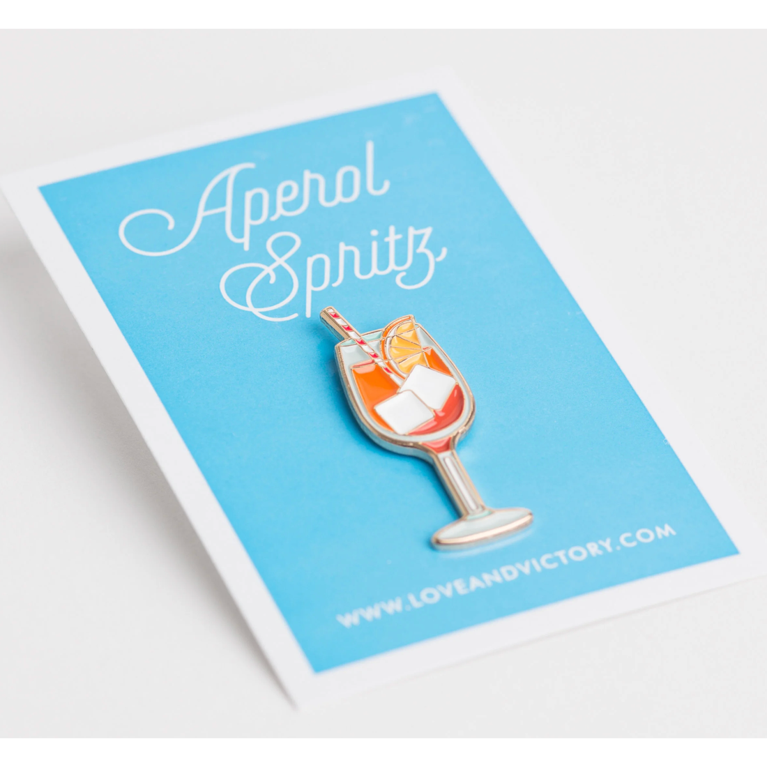 Enamel Cocktail Pins - Love & Victory