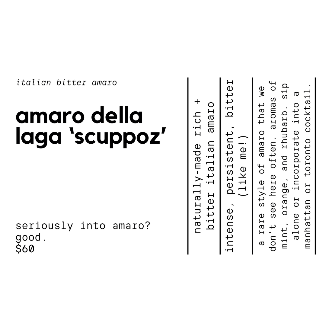 Amaro della Laga 'Scuppoz'