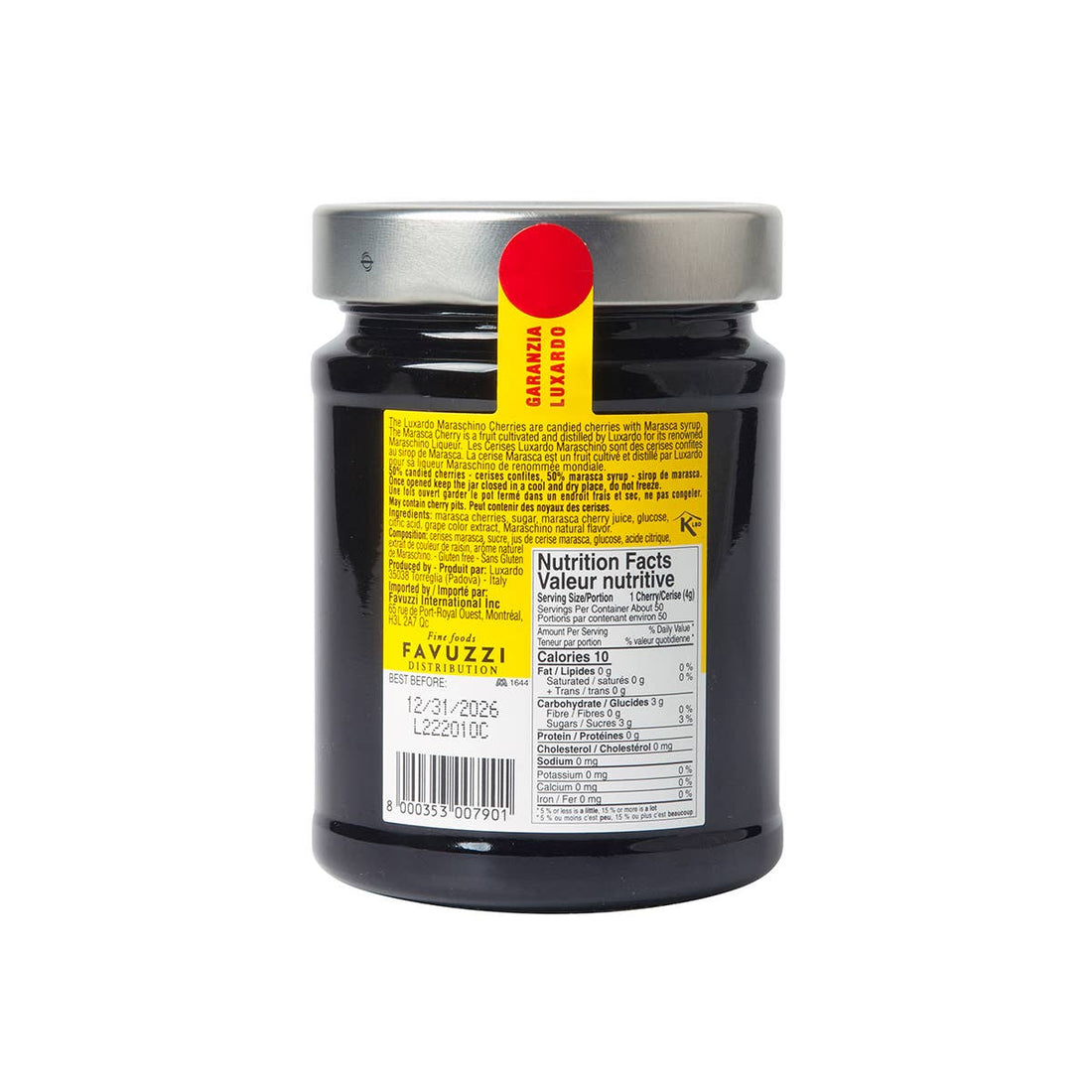 Luxardo Original Maraschino Cherries-400g