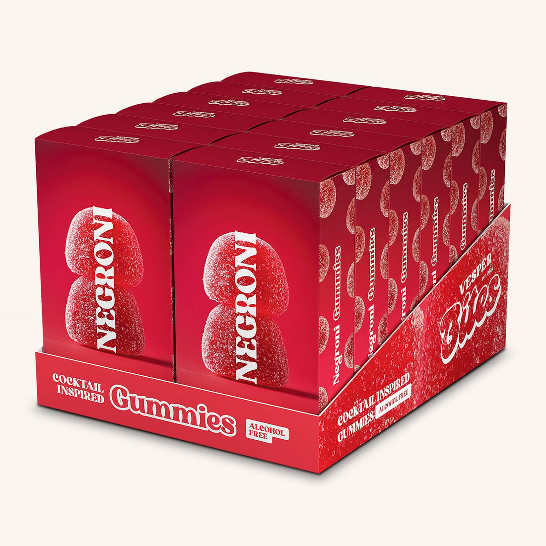 Vesper Bites - Negroni Gummies Gourmet Candy (Alcohol-Free!)