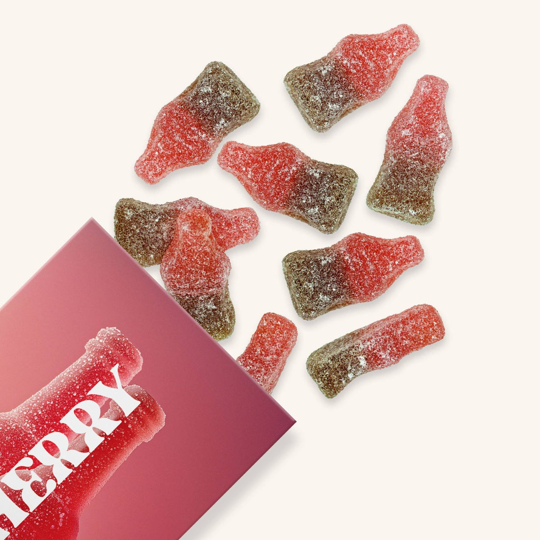 Vesper Bites - Cherry Fizz Gummies Gourmet Candy (Alcohol-Free!)