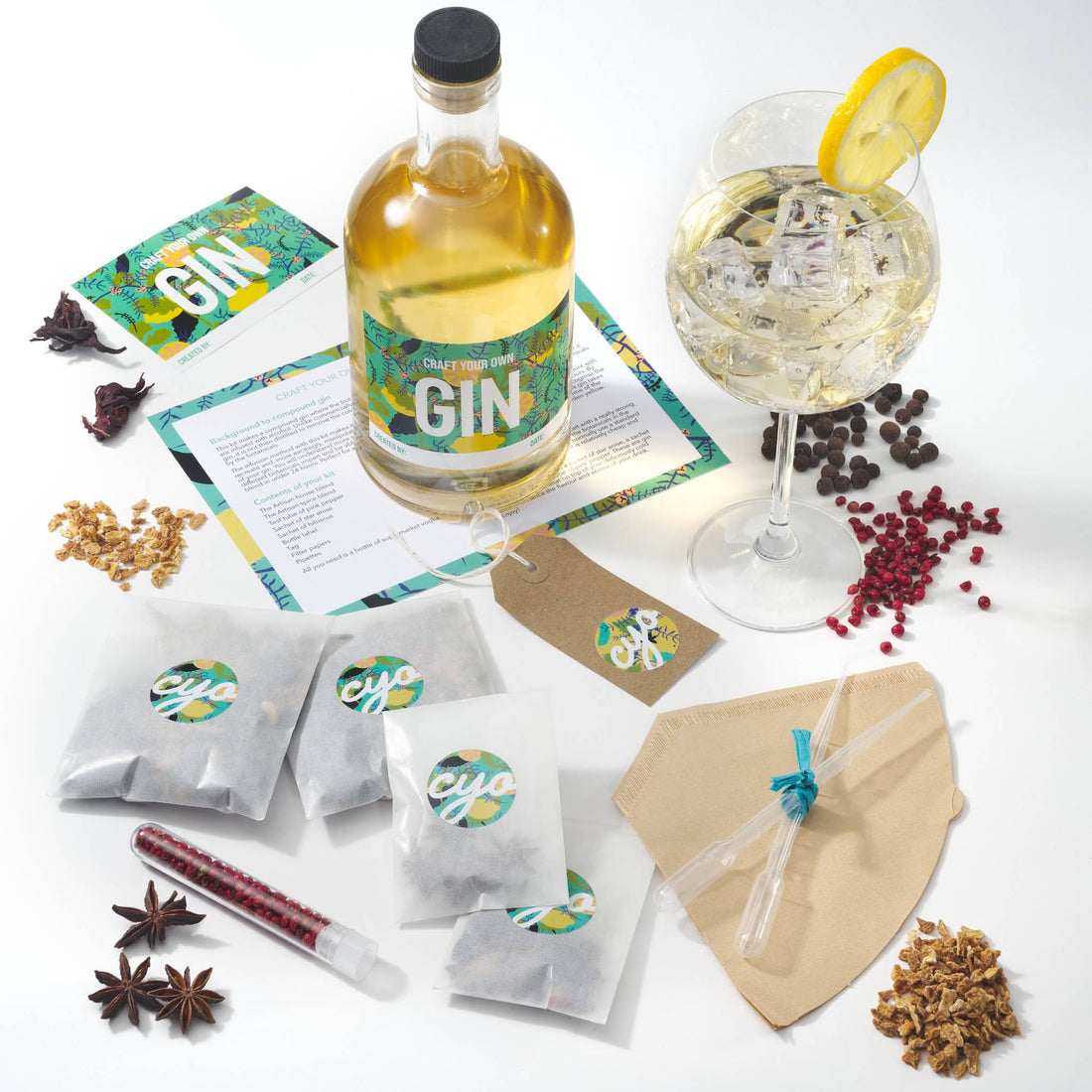 The Artisan Letterbox Make Your Own Gin Kit