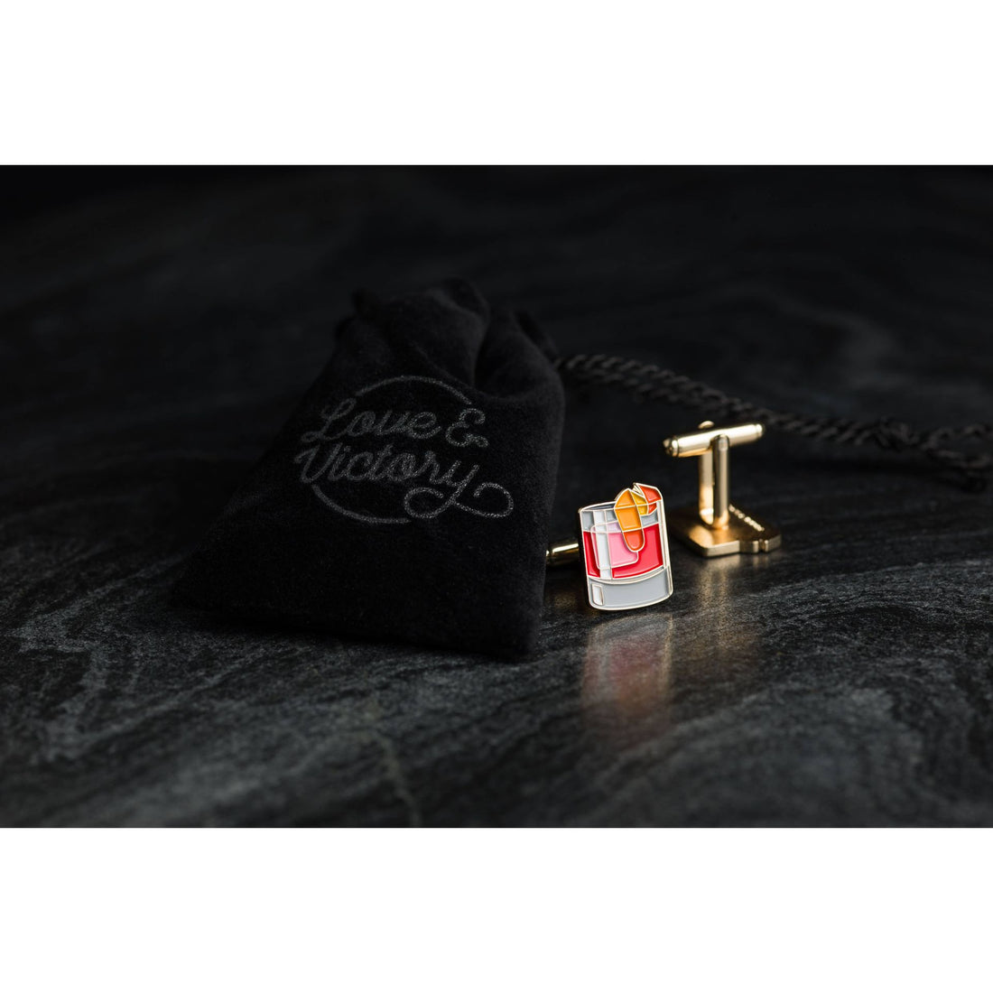 Negroni Cufflinks - Love & Victory