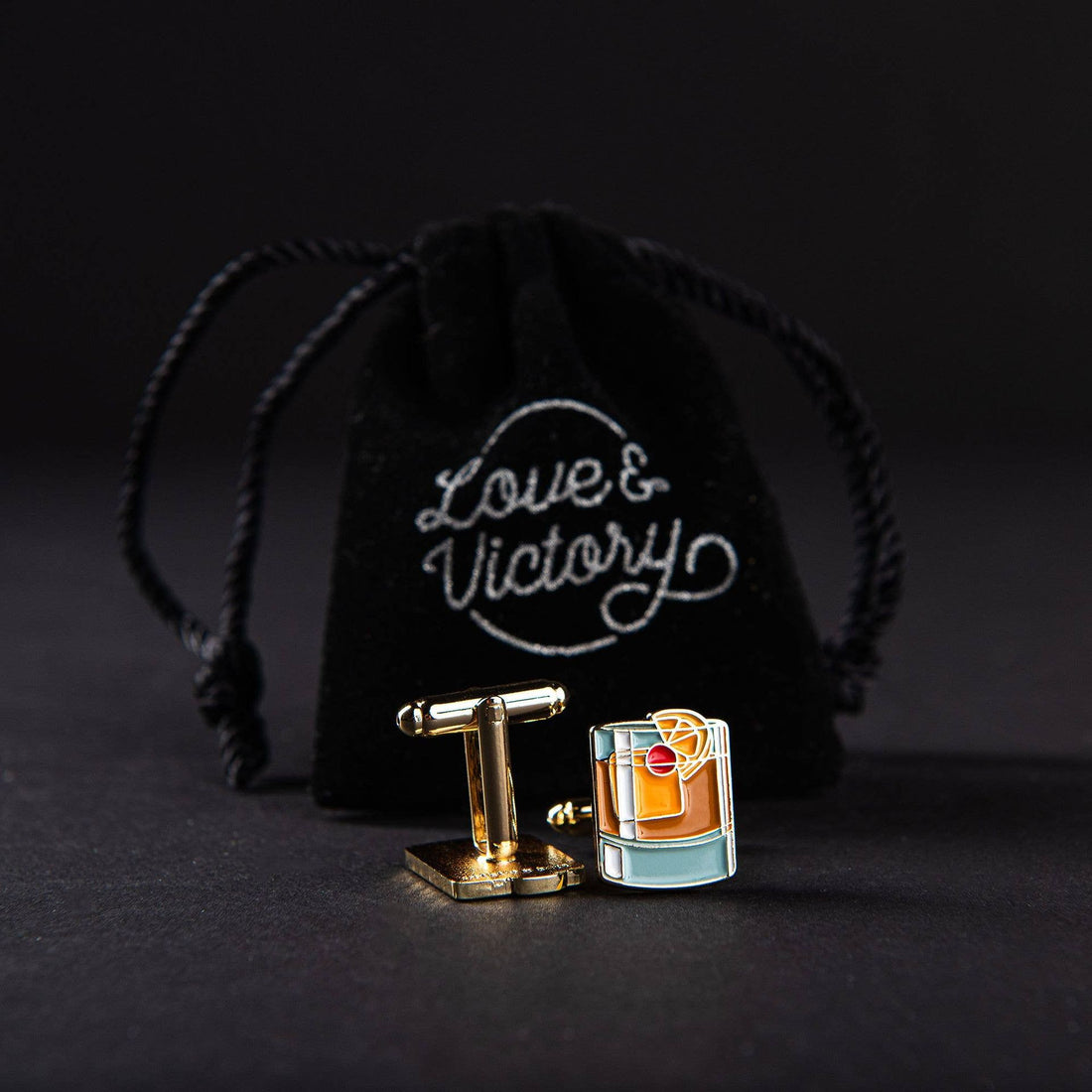 Old Fashioned Cufflinks - Love & Victory