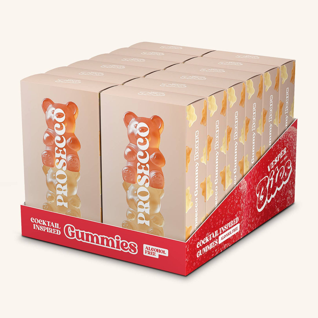 Vesper Bites - Prosecco Bear Gummies Gourmet Candy (Alcohol-Free!)