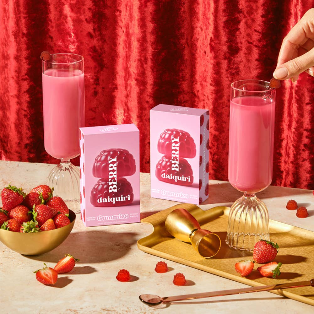Vesper Bites - Berry Daiquiri Gummies Gourmet Candy (Alcohol-Free!)