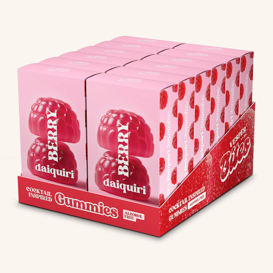 Vesper Bites - Berry Daiquiri Gummies Gourmet Candy (Alcohol-Free!)