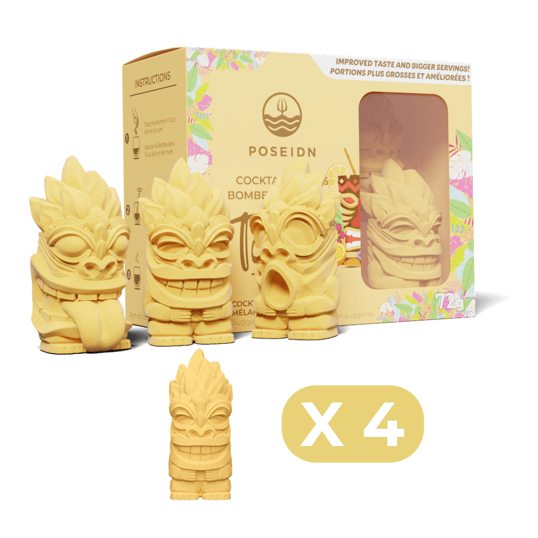 Poseidn Tiki Mai Tai Cocktail Bombs x 4