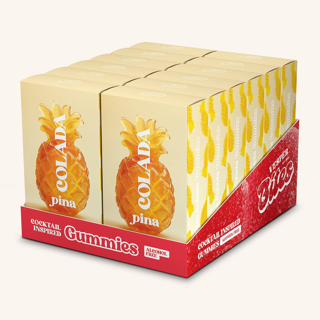 Vesper Bites - Pina Colada Gummies Gourmet Candy (Alcohol-Free!)