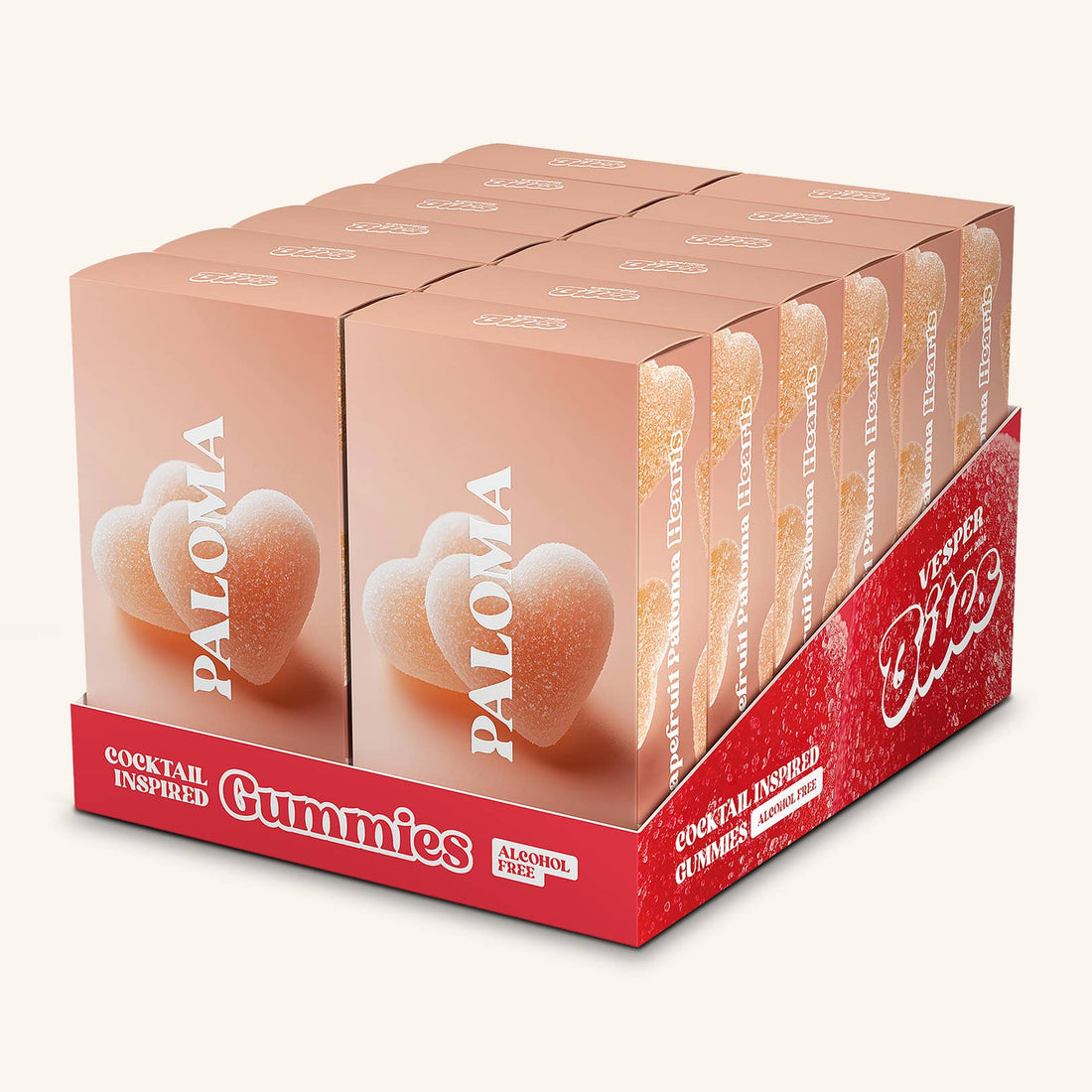 Vesper Bites - Paloma Heart Gummies Gourmet Candy (Alcohol-Free!)
