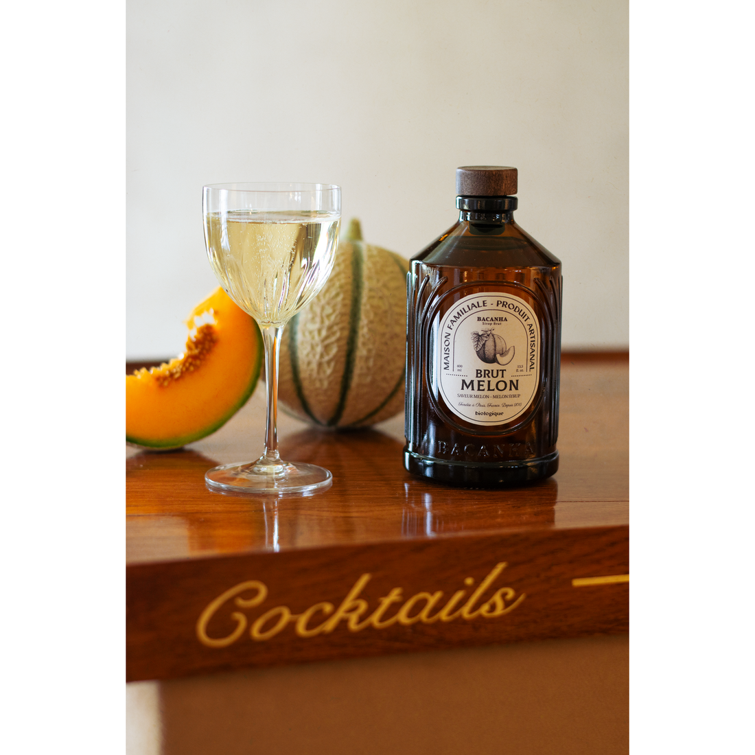 Bacanha Maison Familiale Raw Melon Syrup - Organic - 400ml - 13,5 fl. oz.