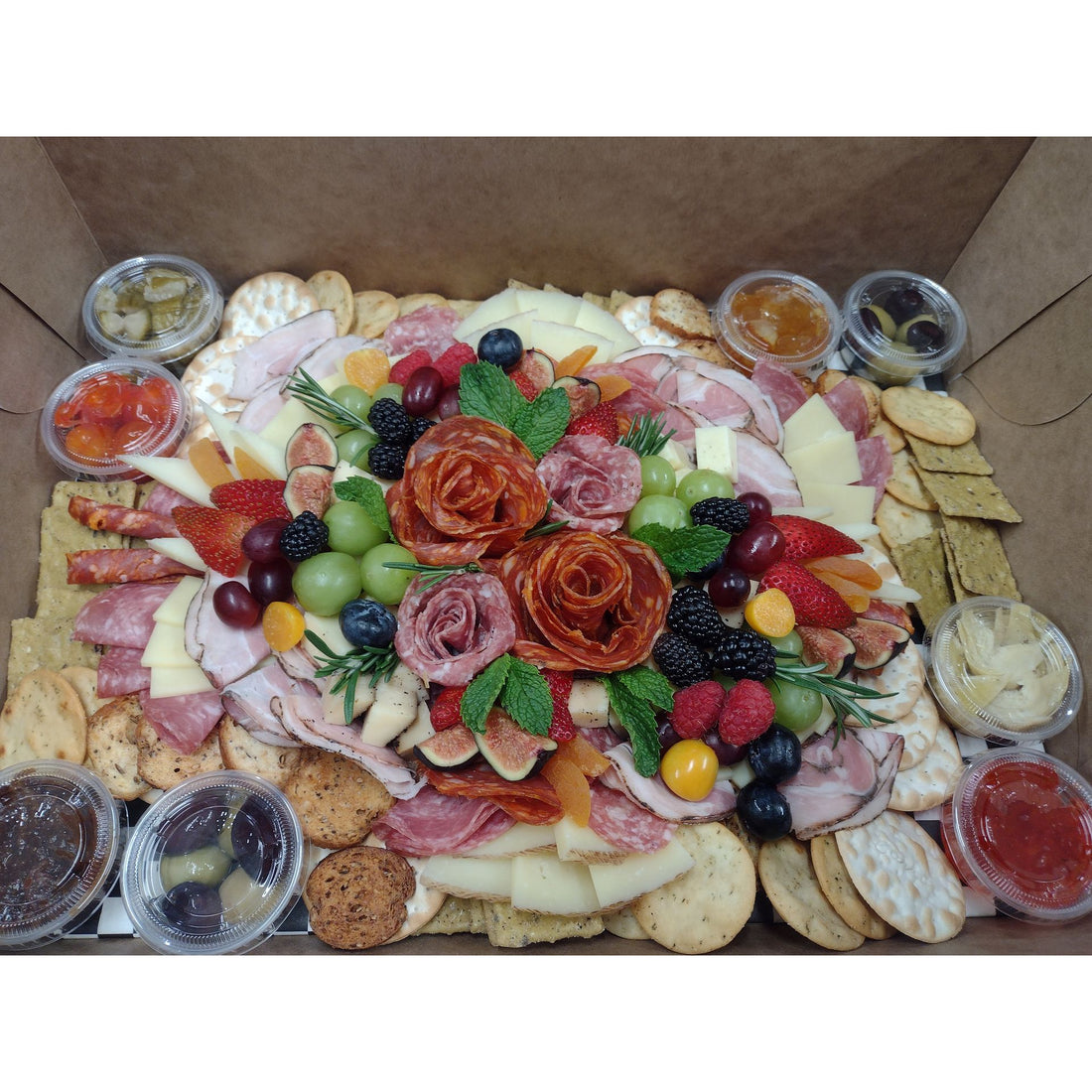 Charcuterie Box to Go! PARTY BOX 10-12 People