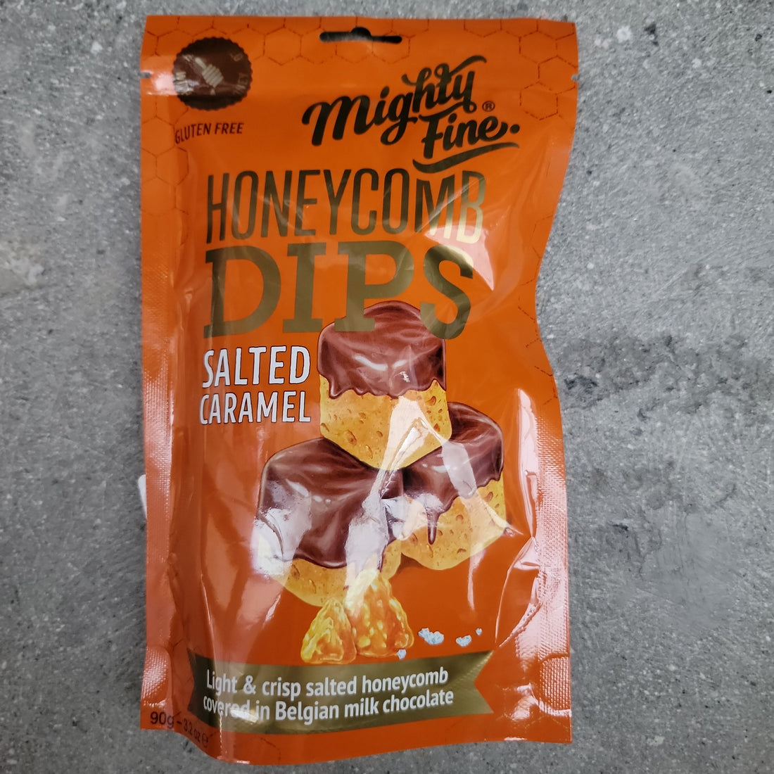 Salted Caramel Honeycomb Dips - Mighty Fine